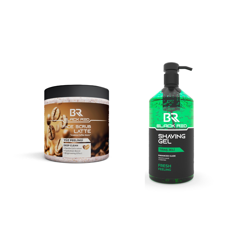 Men’s Grooming Bundle – Scrub + Shave Gel