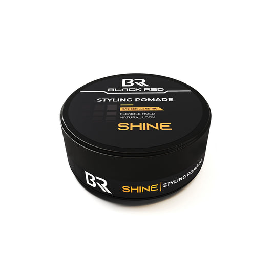 Black Red Styling Pomade Shine