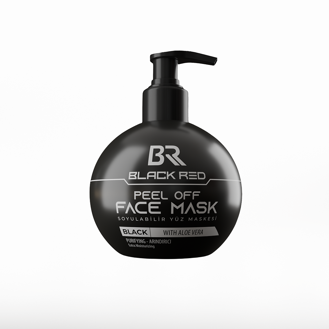Peel Off Face Mask Black with Aloe Vera 250ml