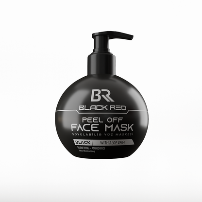 Peel Off Face Mask Black with Aloe Vera 250ml