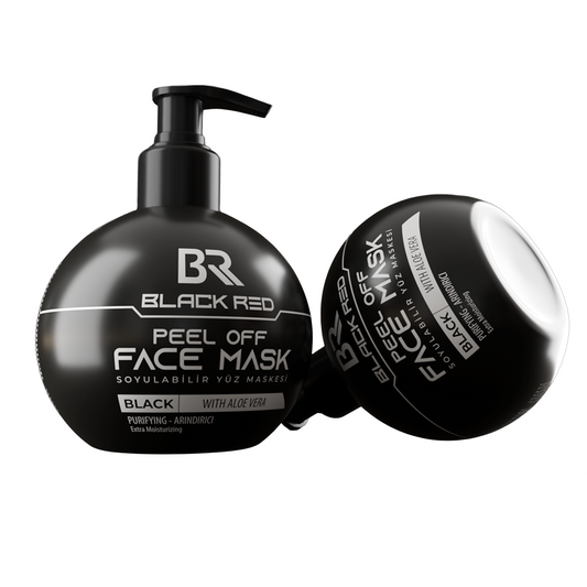 Peel Off Face Mask Black with Aloe Vera 250ml