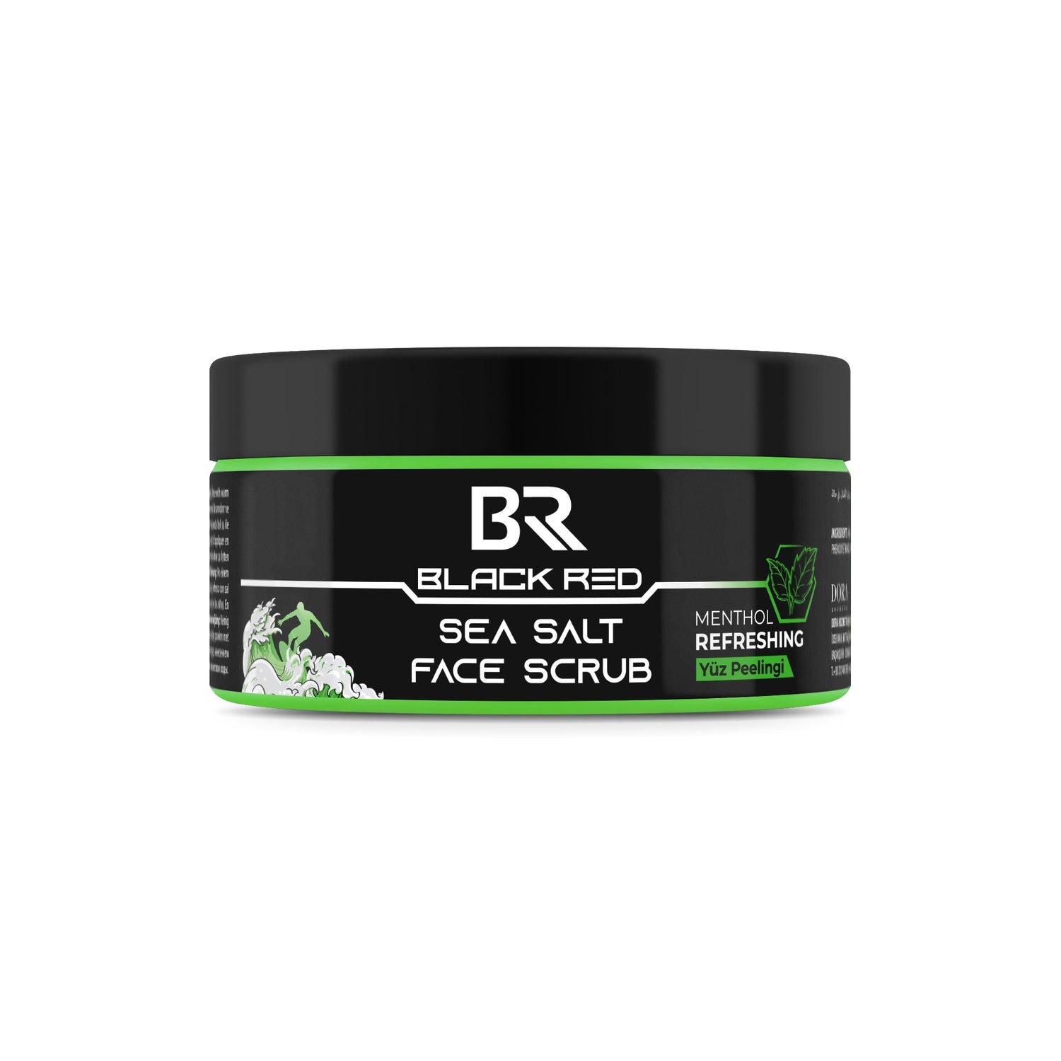 Black Red Sea Salt Face Scrub
