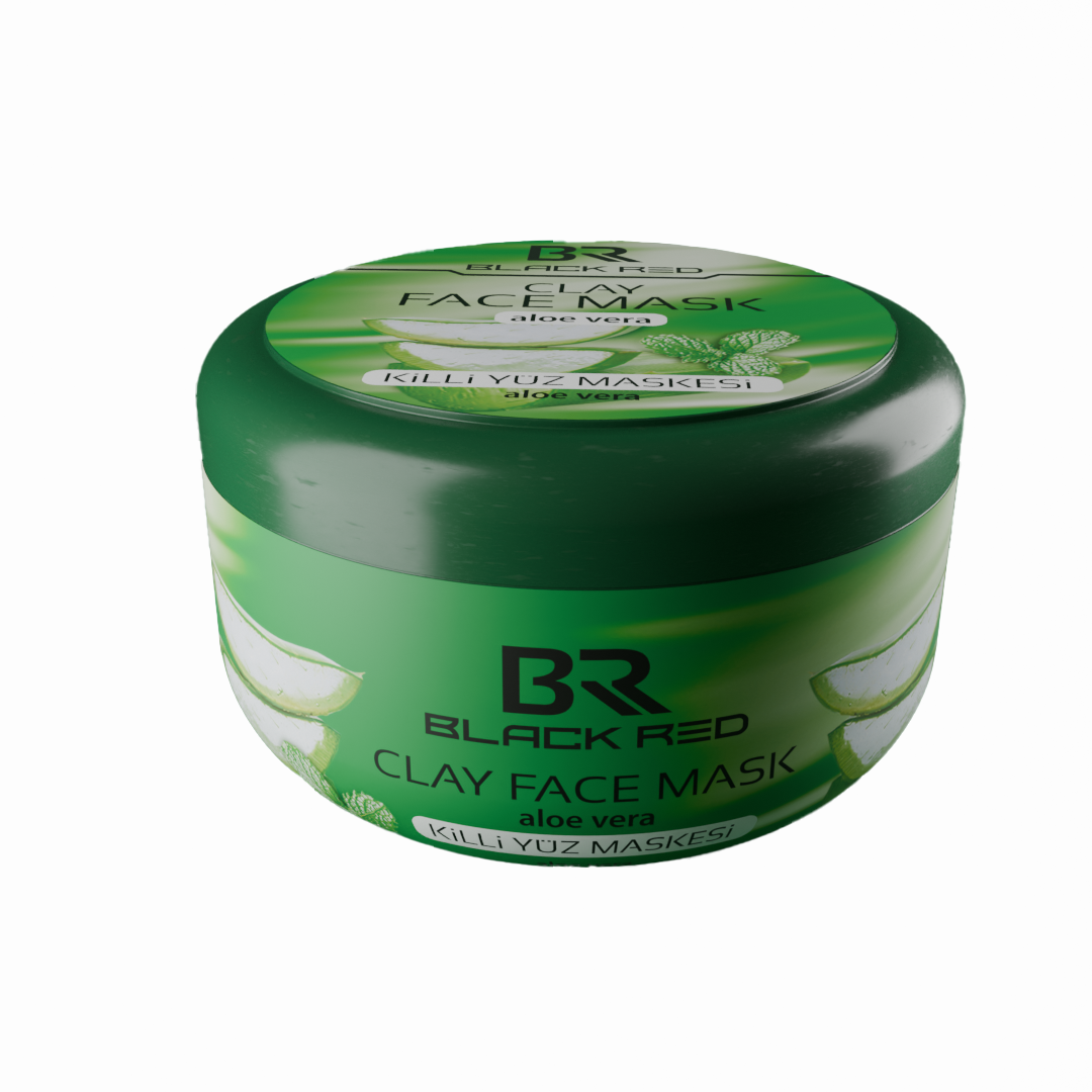 Clay Face Mask Aloe Vera 400ml