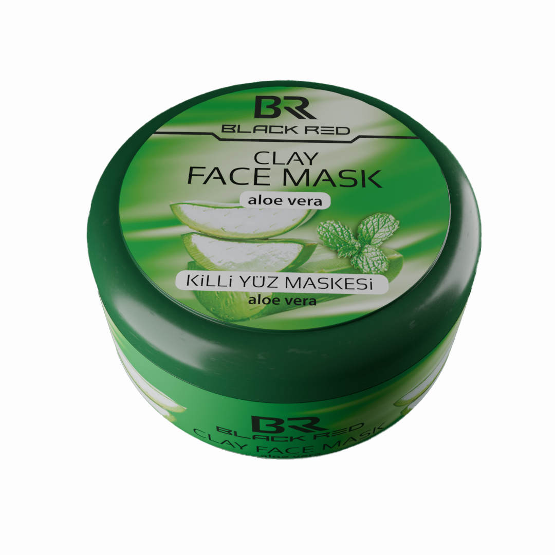 Clay Face Mask Aloe Vera 400ml
