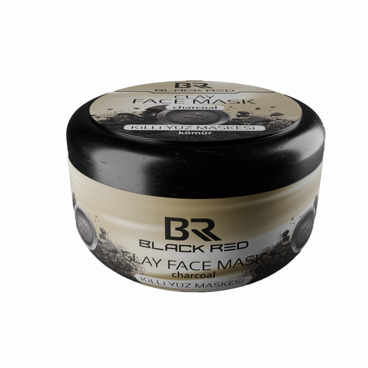 Clay Face Mask Charcoal 400ml