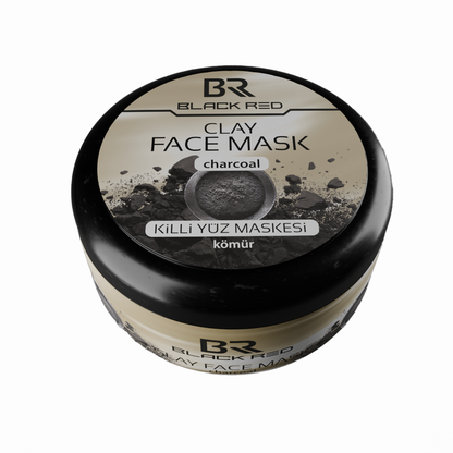Clay Face Mask Charcoal 400ml