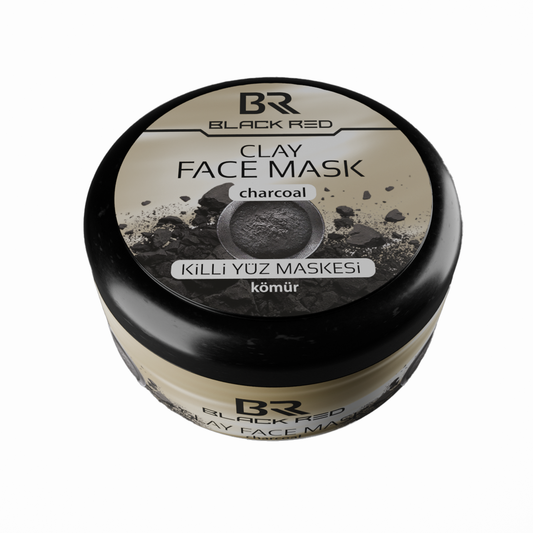 Clay Face Mask Charcoal 400ml