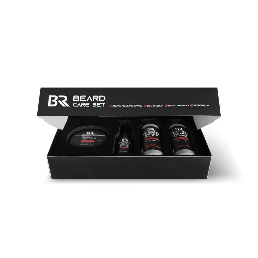 Black Red Beard Care Kit