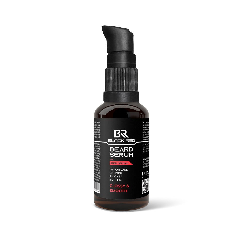 Black Red Beard Care Kit