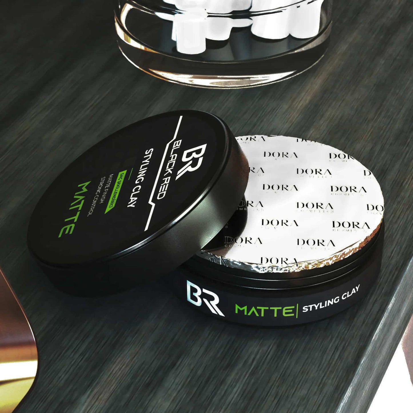 Black Red Styling Clay Matte 120gr