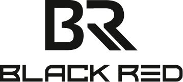 Black and red logo with 'BR' on a white background